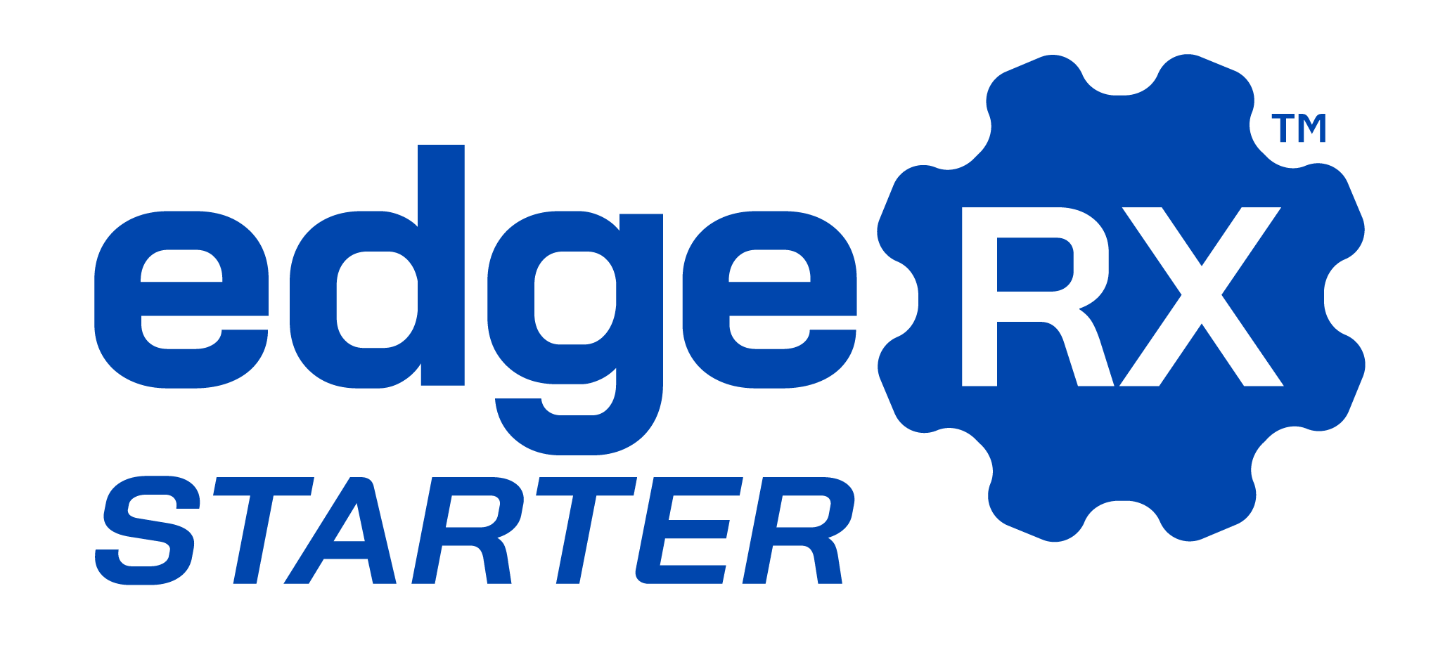 TDK SensEI's product logo for edgeRX™ STARTER