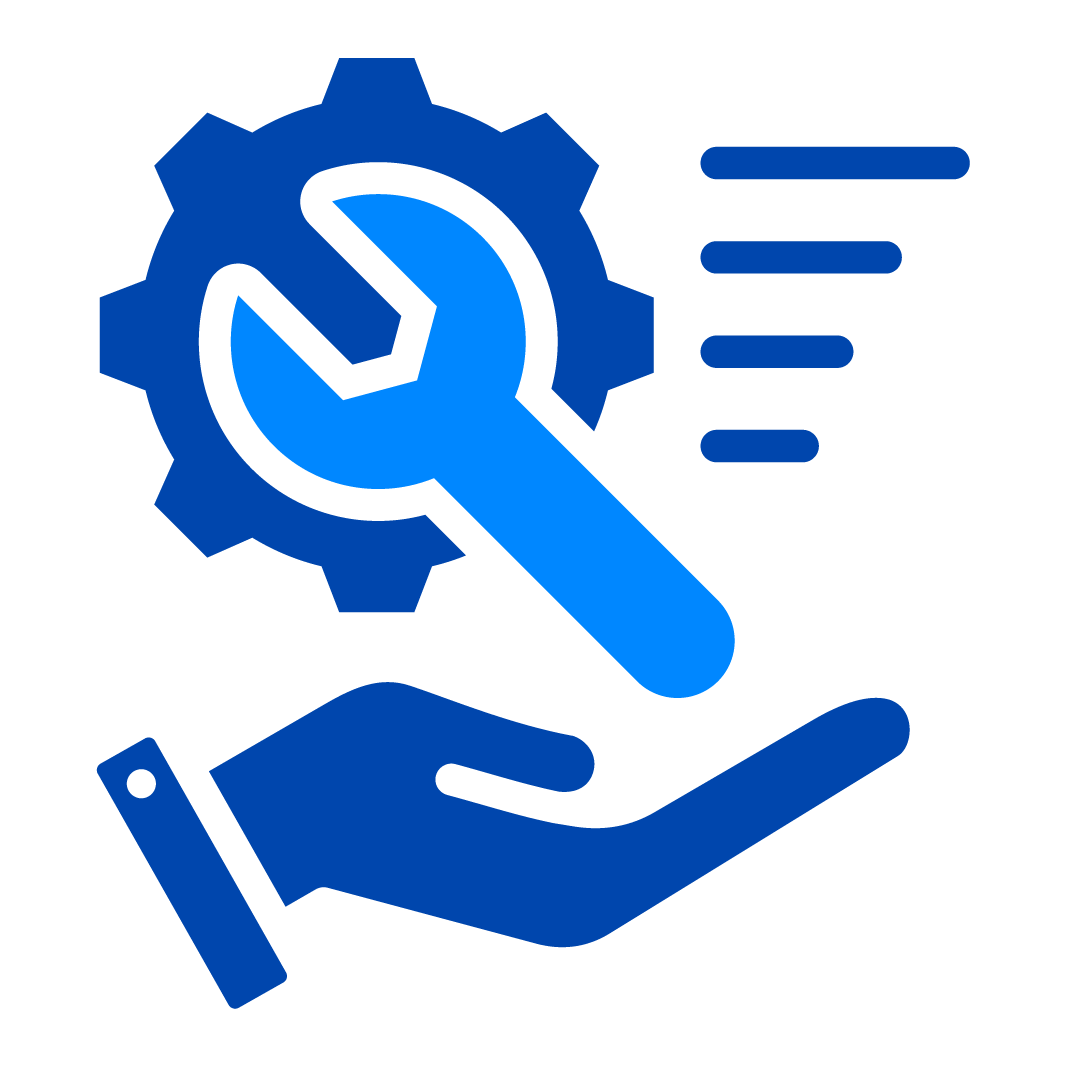 Icon representing "installation speed"