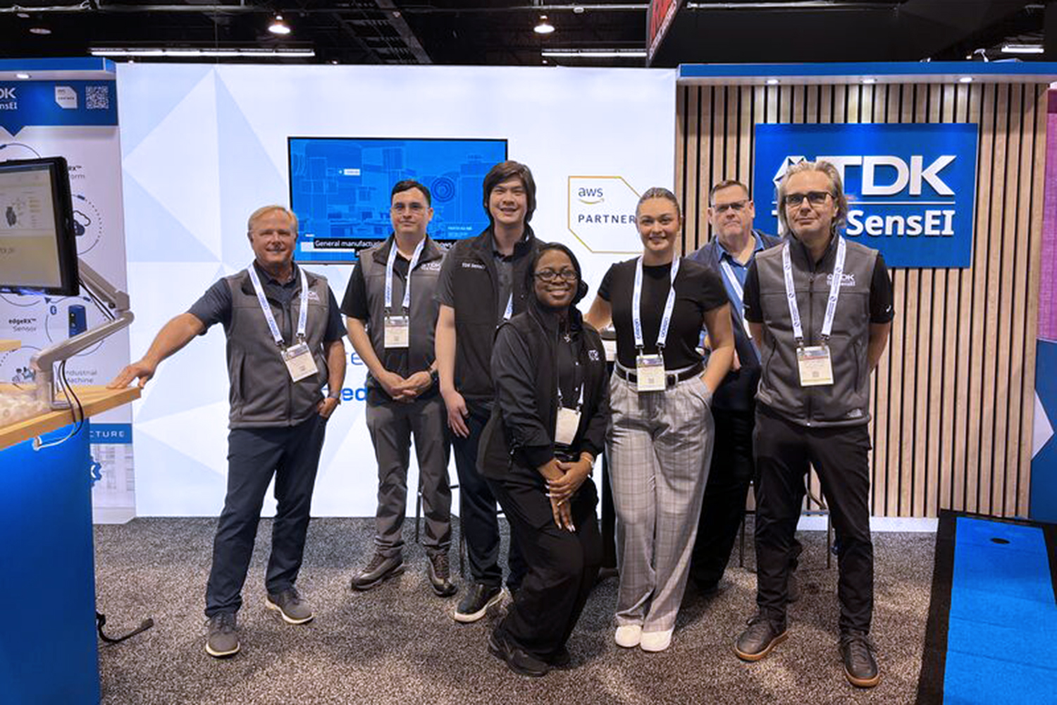 APEX26_2_edit TDK SensEI booth team at APEX Expo 2026