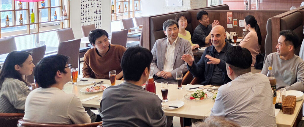 Sandeep visits TDK SensEI in Japan for lunch
