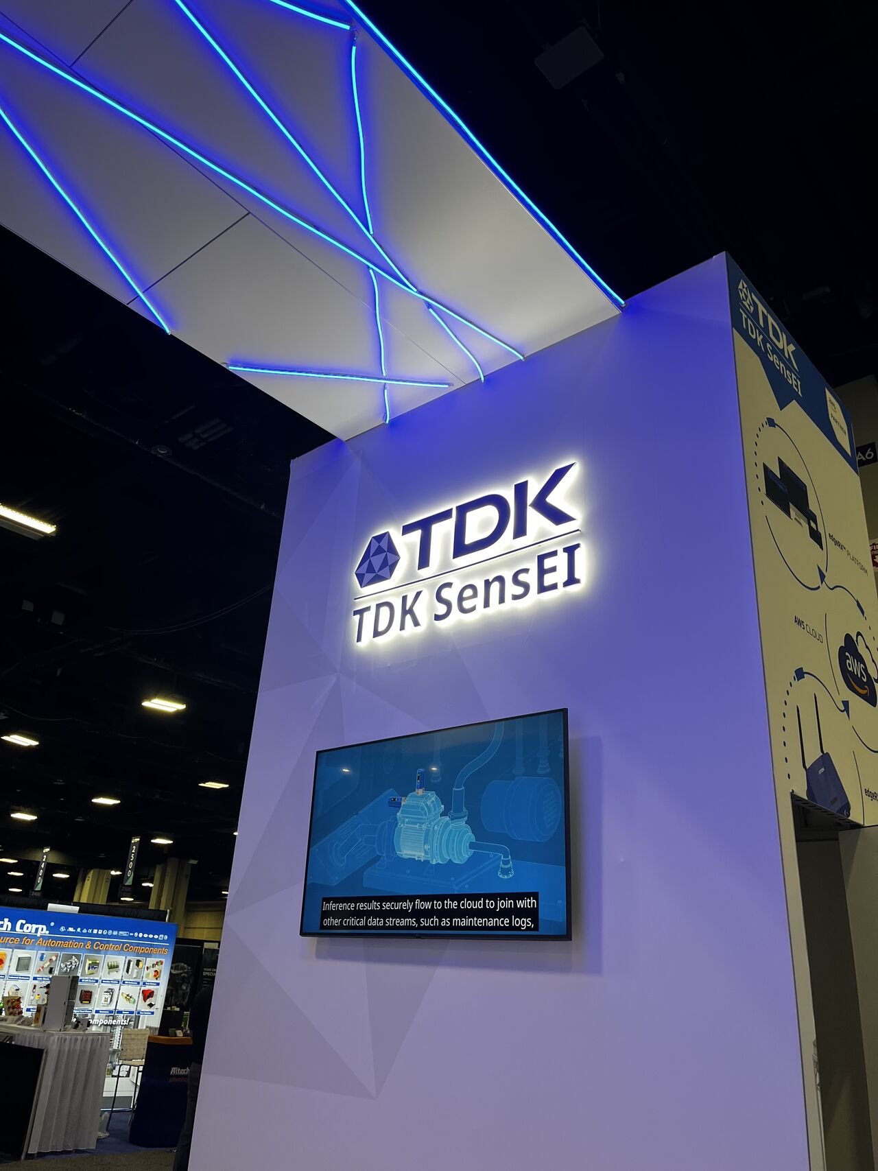MD&M South 2026 6 TDK SensEI booth at MD&M South '26