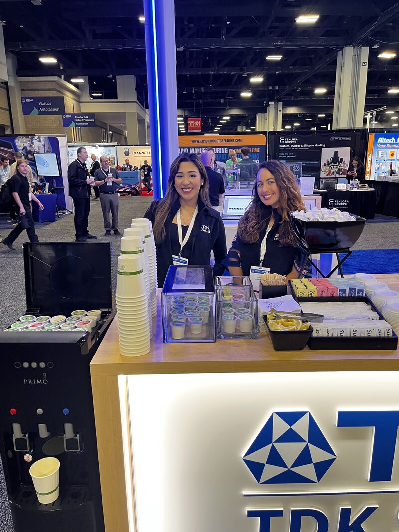 MD&M South 2026 8 Coffee bar at the TDK SensEI booth at MD&M South '26