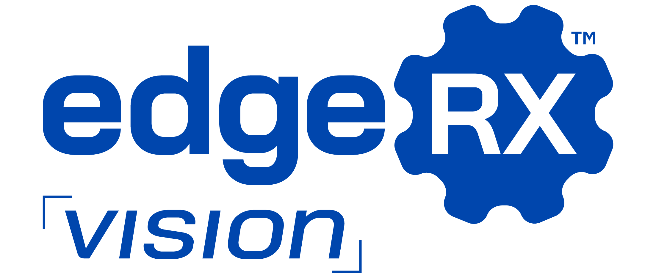 TDK SensEI's product logo for edgeRX™ VISION